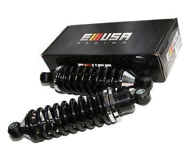 1 Pair Rear Street Rod Coil Over Shock w 250 Pound Black Coated Springs $229.99