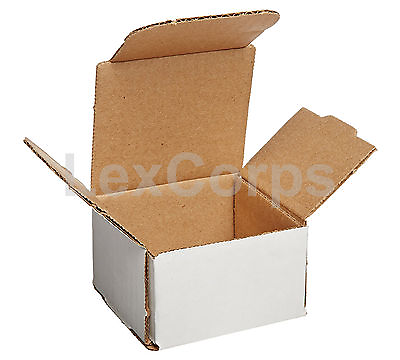 #ad White Corrugated Mailers MANY SIZES 50 100 200 Shipping Boxes $26.00