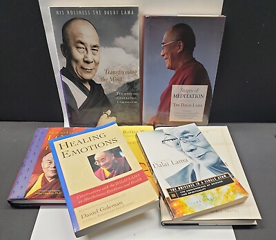 #ad Dalai Lama: Mixed Titles Hardcover and Paperback Lot X 7 $22.96