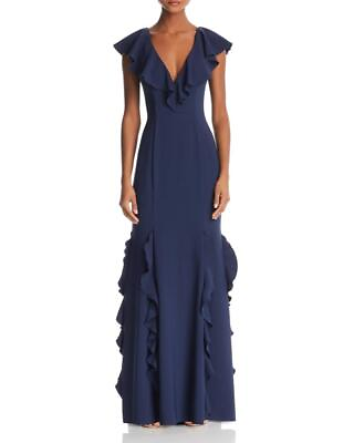 #ad $288 Aqua Size 2 Womens Maxi Ruffle Dress A337 $24.99