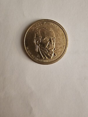 #ad 2009 D James K. Polk Presidential Golden Dollar Coin $600.00