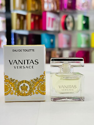 #ad Versace Vanitas Eau de Toilette Miniature Splash For Women 4.5 ml * New In Box * $22.99
