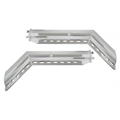Pair of Stainless Steel Mud Flap Hanger 30 Inch 45 Degree Angled 2 1 2 inch Bolt $109.99
