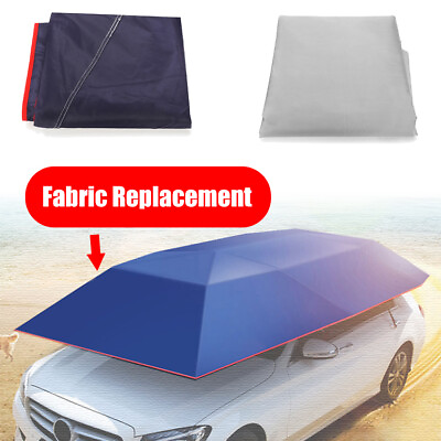 #ad Fabric Replacement Car Umbrella Sunshade Cover Tent Dust UV Resistant Waterproof $43.23