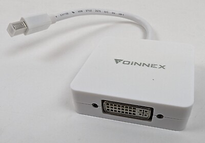 #ad FOINNEX 3 in 1 Mini DisplayPort Thunderbolt to VGA HDMI DVI 4K Adapter MD VHD10 $11.57