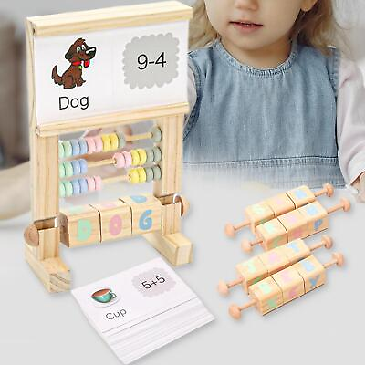 #ad Montessori Wooden Abacus for Kids Math Wooden Counting Abacus Addition and $25.60