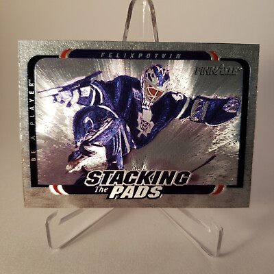 #ad 1996 97 Pinnacle Be A Player Stacking the Pads Felix Potvin #6 $9.95
