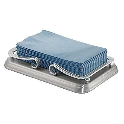 mDesign Decorative Metal Guest Disposable Paper Hand Towel Storage Tray $27.49