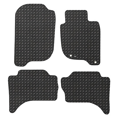 For Fiat Fullback Fully Tailored 4 Piece Rubber Truck Mat Set GBP 31.11