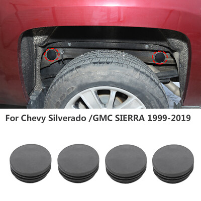 #ad 4x Rear Wheel Well Cab Plug Accessories For Chevy Silverado GMC SIERRA 1999 2019 $12.99