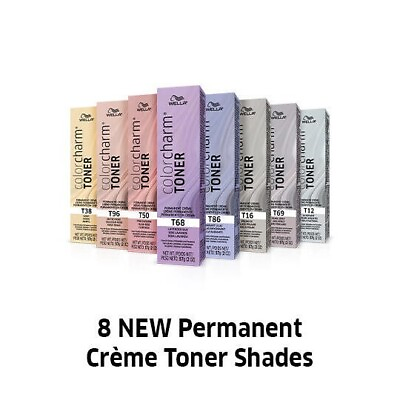2pack Wella Color Charm Permanent Cream Creme Toner 2oz Choose Your Own $14.95