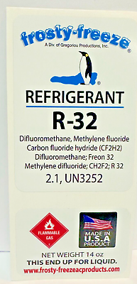#ad r32 refrigerant gas STICKER waterproof equipment can STICKER LABEL $6.00