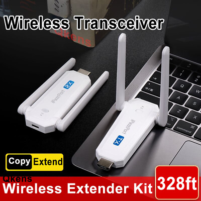 #ad 1080p 100m Wireless HDMI Extender Video Transmitter and Receiver for PC To TV $152.57