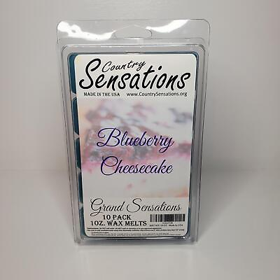 #ad Blueberry Cheesecake 10oz Grand Sensations Wax Melt $17.99