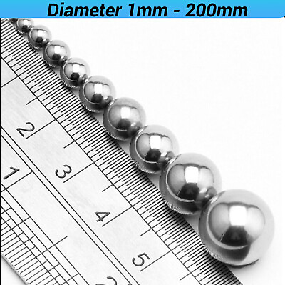 #ad Solid Ball Bearings Carbon Steel Dia 1mm 2mm 3mm 4mm to 200mm High Precision $958.95