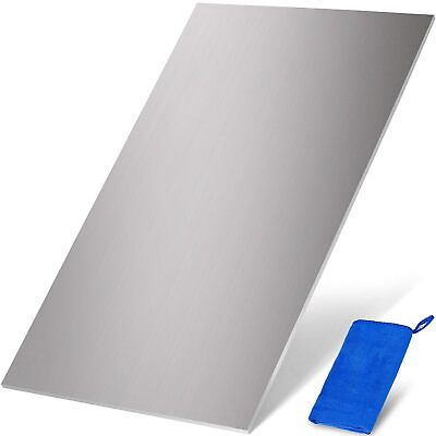 #ad Lostronaut Flat Plain 6061 Aluminium Metal Sheet 12 x 6 x ? Inch Silver $35.00