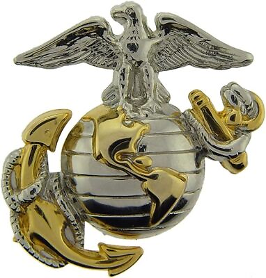 #ad US Marine Corps Emblem USMC Eagle Globe Lapel Hat Pin Badge Official Licensed $11.99