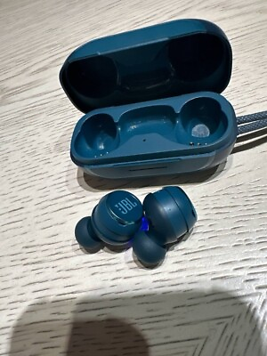 #ad JBL Reflect Mini True Wireless NC Sport Headphones Blue $39.99