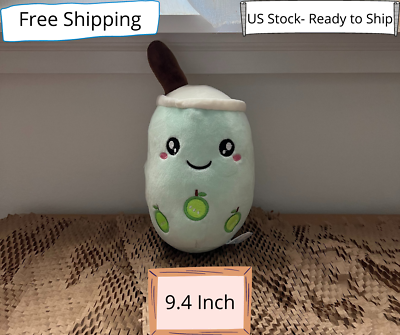 #ad Stuffed Boba Plush Bubble Tea Plush Milk Tea Cup Plush Toys Gift for Kids 9.4in $8.99