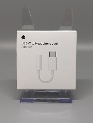 #ad Genuine Apple USB C to 3.5mm Headphone Jack Adapter 3.5 mm MU7E2AM A Open $6.99