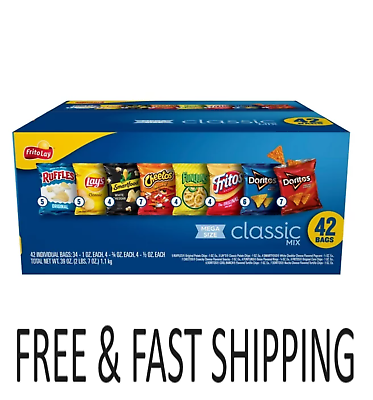Frito Lay Snacks Classic Mix Variety Pack 42 Count Free Shipping $18.02