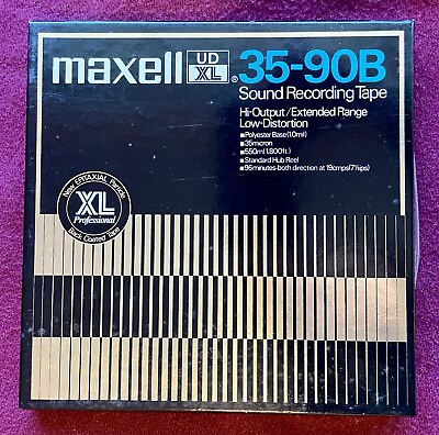 Vintage Maxell UD XL 35 90B Open box; Presumed unused #ad $35.00