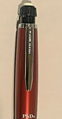 #ad Papermate PhD Pencil.5mm Rare Cherry Red amp; Chrome Trim New Exceptional $16.75