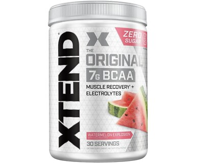 #ad XTEND Original BCAA Powder Watermelon Explosion 30 Servings FLASH SALE 13$ ONLY $13.00