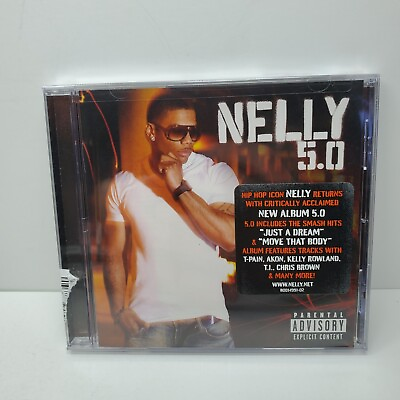 #ad NELLY quot;5.0quot; CD 12 TRACKS NEW PA Explicit USA Version $14.95
