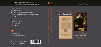 #ad Johannes Kepler Weltharmonik and Max Caspar Kepler Biography German Set $125.00