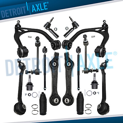 RWD 16pc Front Control Arm Kits Tie Rods Sway Bars for Dodge Challenger Charger $163.61