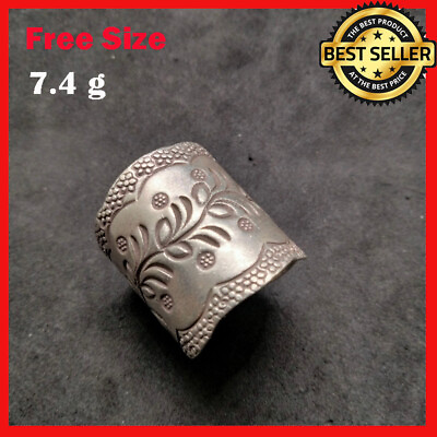 #ad Fine Silver Rings 925 Sterling Adjustable Size Vintage Savannah Field Theme $19.32