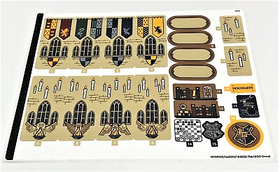 #ad Lego New Sticker Sheet for Set 76399 Harry Potter Hogwarts Magical Trunk Graphic $2.99