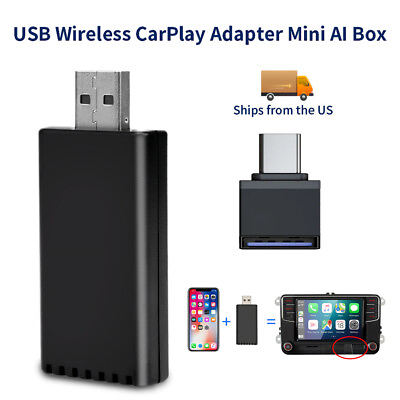 #ad Wireless CarPlay Adapter For iPhone Apple Wireless Carplay Dongle Plug Car Radio $27.99