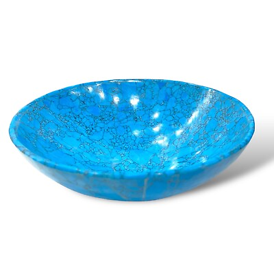 152mm Turquoise Bowl Handmade Turquoise Stone Afghanistan crystal Bowl $149.00