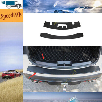 Leather Rear Bumper Guard Sill Protector Plate Sticker For Ford Explorer 2011 19 $55.16