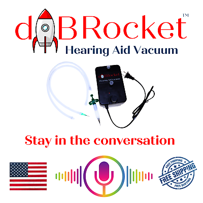 #ad Hearing Aid Cleaning Vacuum Stay in the Conversation dB Rocket $99.99
