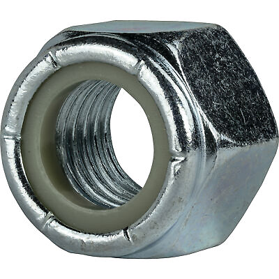 #ad Nylon Insert Hex Lock Nuts Zinc Plated Grade 2 Steel Nyloc All Sizes Available $312.19
