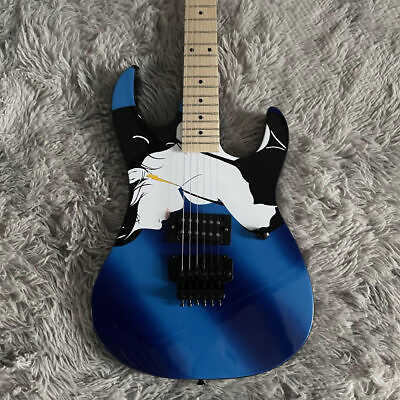 Blue Beauty BC Style Gunslinger Nagel Electric Guitar Maple Neck 6 String ST $255.55