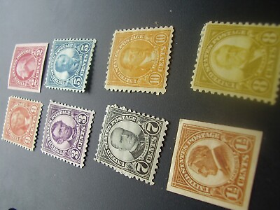 #ad 1922 1925 A GROUP OF 8 MNH. RARE STAMPS $173.60