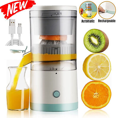 #ad Electric Citrus Juicers Orange Fruit Juicer USB Kitchen Lemon Squeezer Wireless $18.97