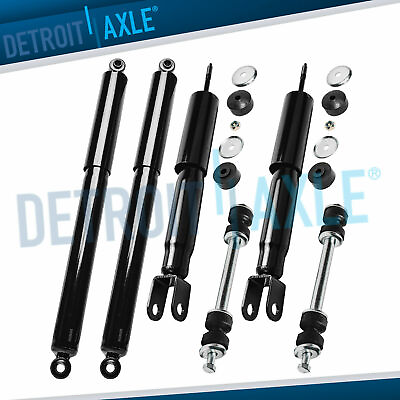 4WD Front amp; Rear Shock Absorbers Sway Bars for Chevy GMC Silverado Sierra 1500 #ad $84.34
