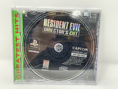 #ad #ad Resident Evil Director#x27;s Cut Greatest Hits 1998 Disc Back cover art Only Mint $22.95