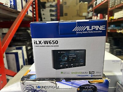 Alpine ILX W650 2 DIN Digital Media Player Bluetooth Apple CarPlay Android Auto $279.90