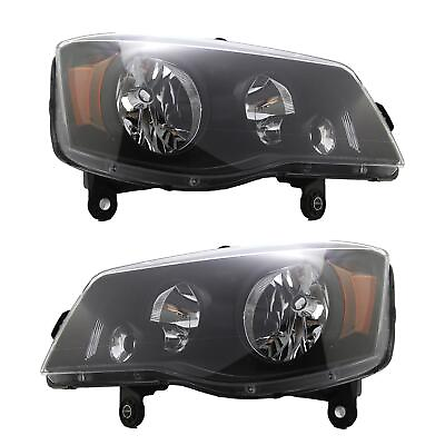 #ad Car Headlight for Chrysler Townamp;Country Grand Caravan Clear 1Pair $70.60