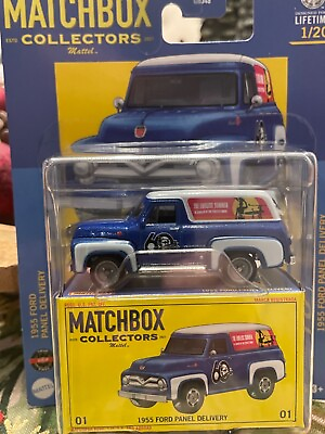 1955 Ford Panel Delivery Matchbox Collectors 1 20 Blue White New 1:64 $8.99