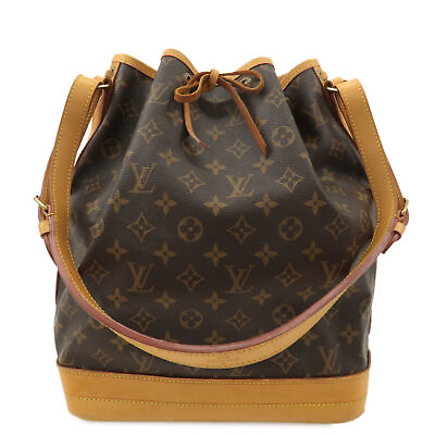 #ad Authentic Louis Vuitton Monogram Noe Shoulder Bag Hand Bag Brown M42224 Used F S $916.75