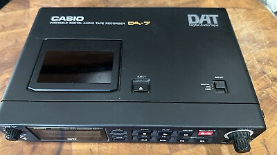 #ad Casio DA 7 DAT Portable Digital Recorder Vintage $150.00