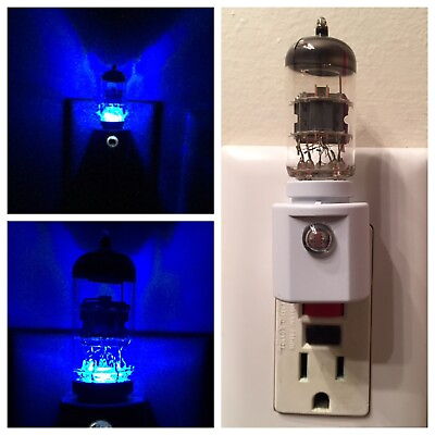 #ad Pre Amp Vacuum Tube Blue LED Night Light with Valve from McIntosh Amplifier $29.95