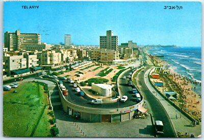 #ad Postcard London Square with Old Jaffa in the Background Tel Aviv Israel $3.46